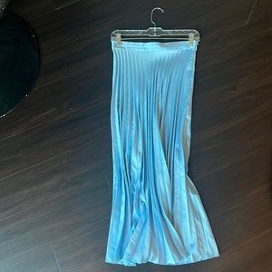 Long blue Zara skirt